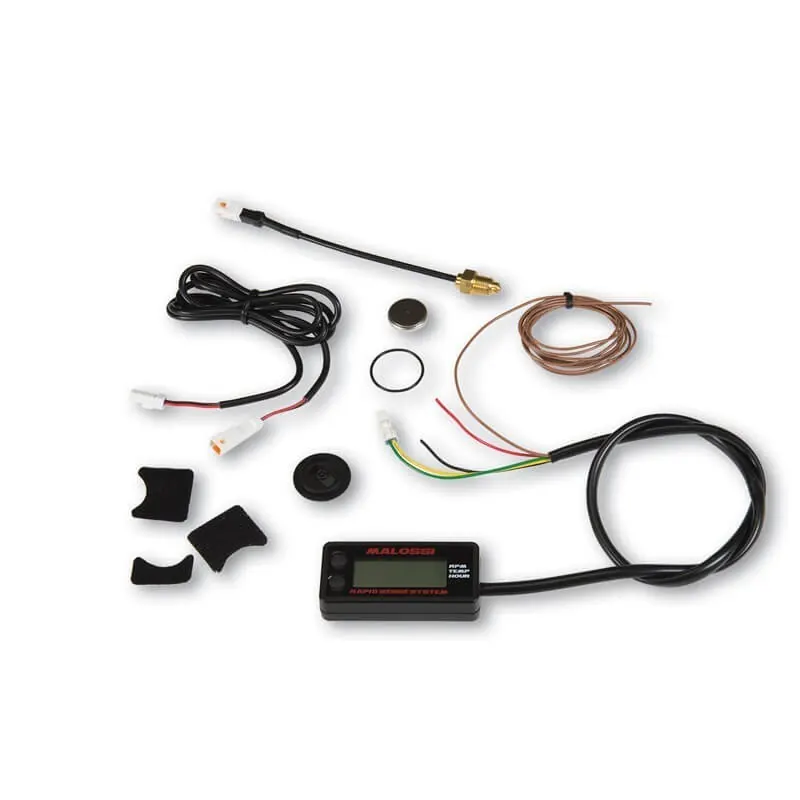 Marcador Malossi Temperatura / RPM / Horas motor