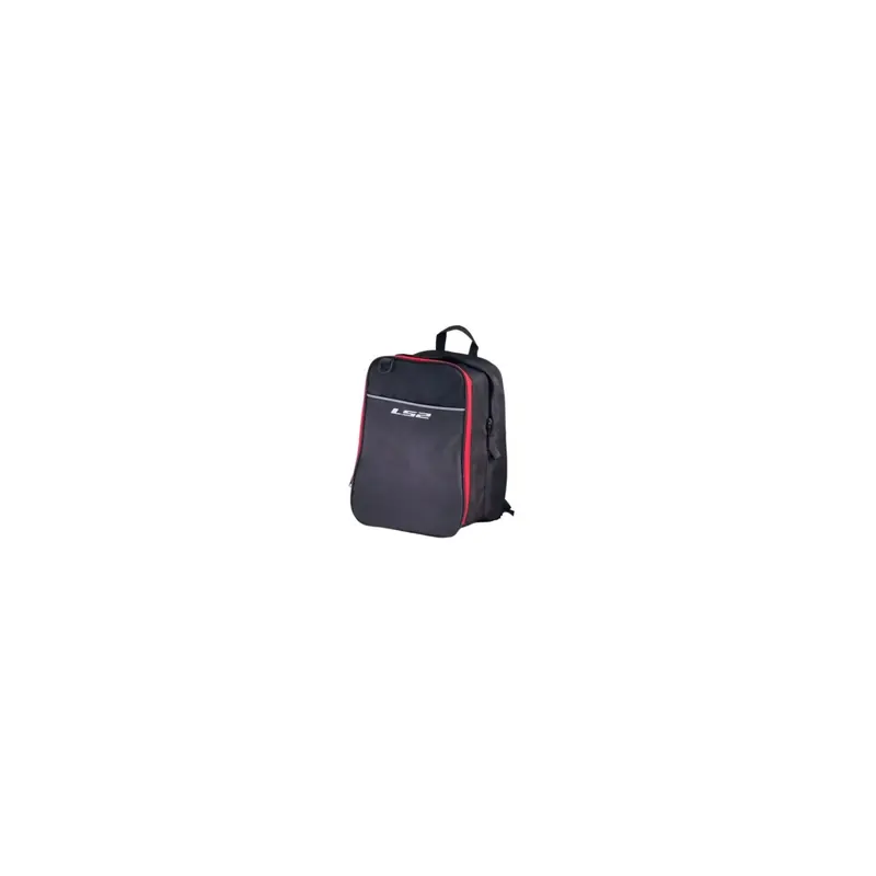 Mochila casco LS2 negro, rojo