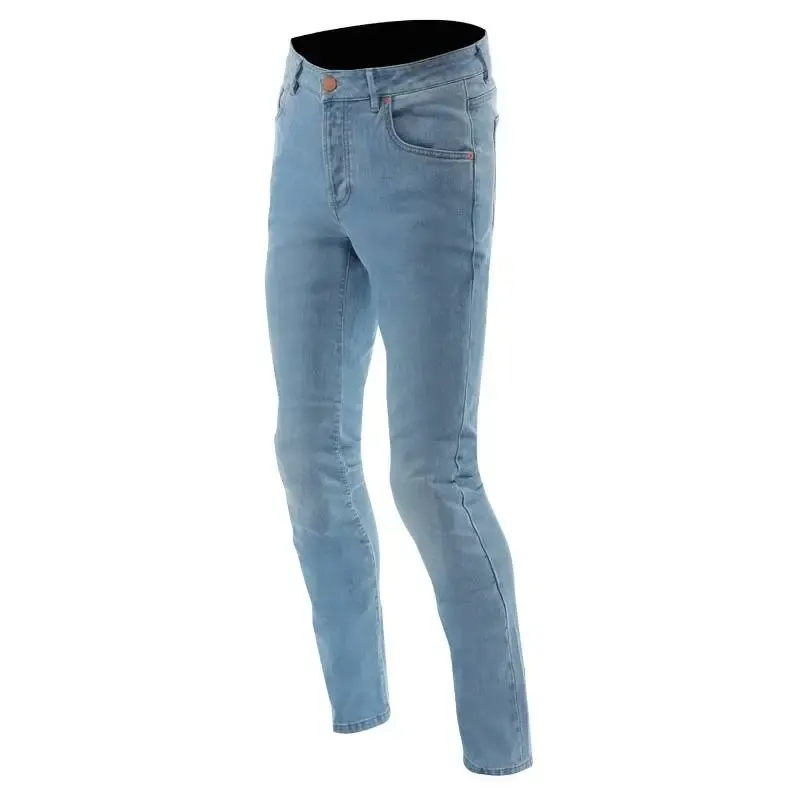 Pantalón Dainese 5-POCKET DENIM SLIM LIGTH BLUE