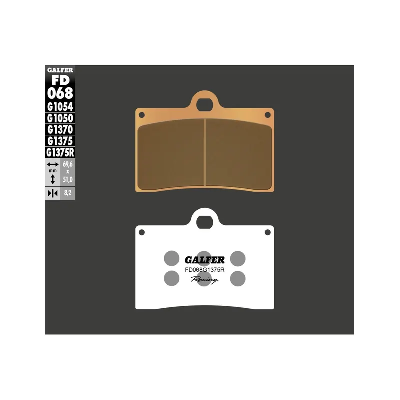 Pastillas Galfer FD068G1375R Sinter Sport R