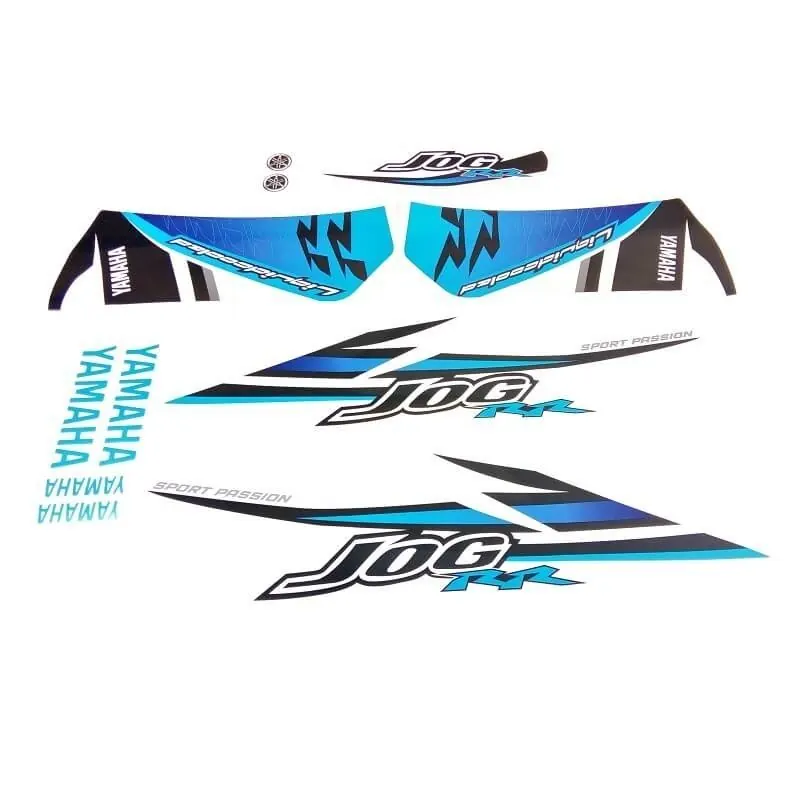 Pegatinas Yamaha Jog R / RR liquidcooler azul