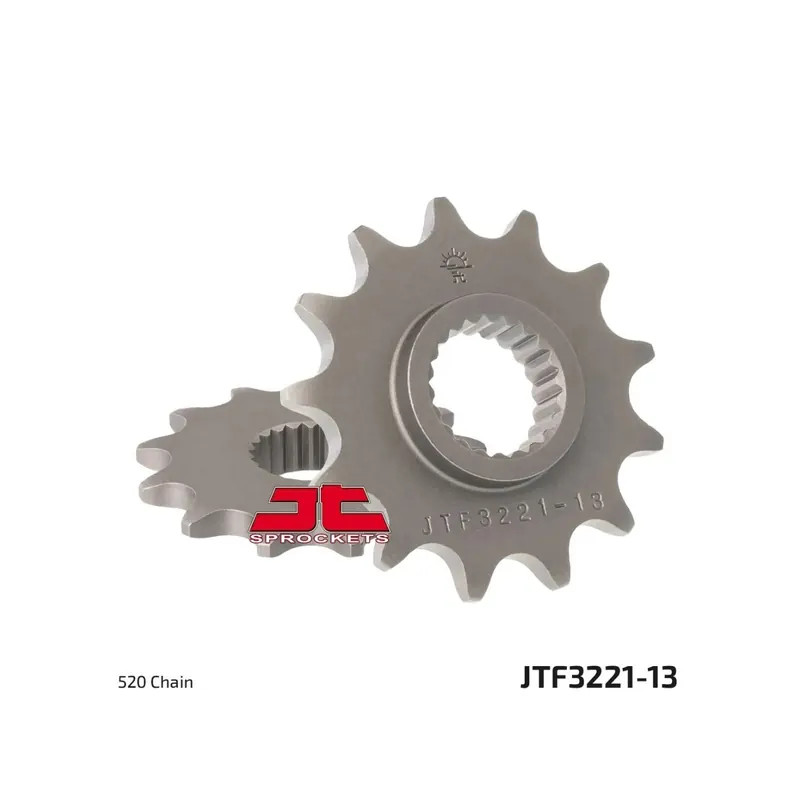 Piñón moto JT Sprockets acero 13 dientes JTF3221.13