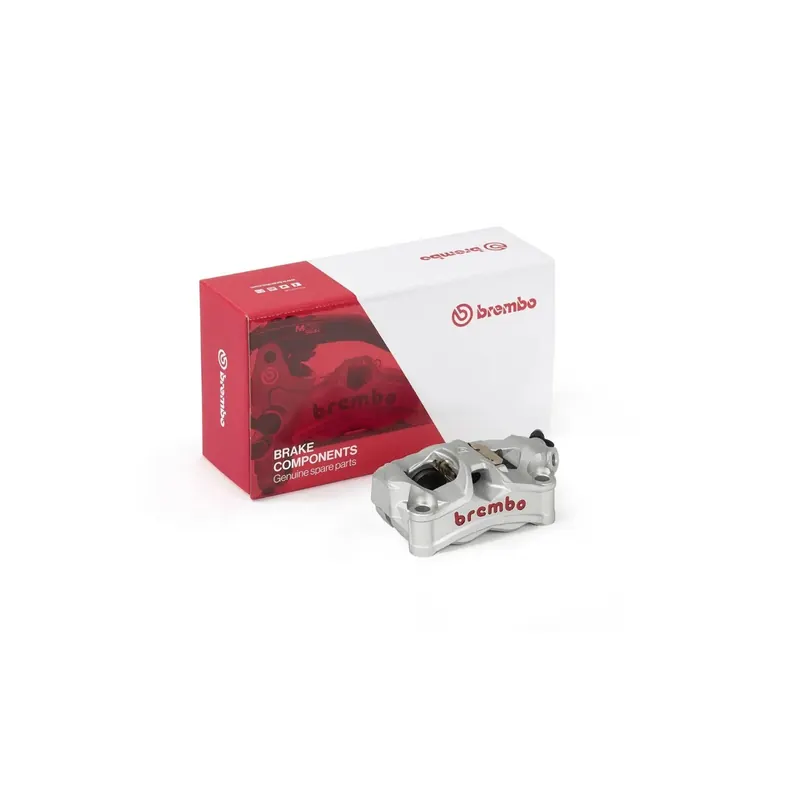Pinza BREMBO Stylema aluminio y rojo derecha 100mm 920D02095