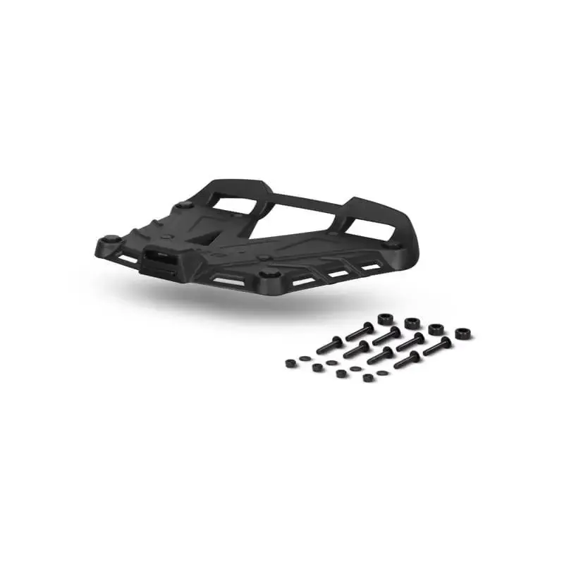 PLATINA SHAD NEGRA ALUMINIO Y TORNILLOS D1BTRPA2