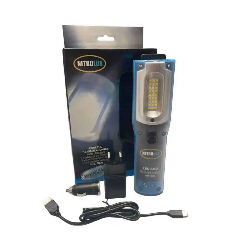 Portátil Nitrolux 8036 Led SMD 1000/200 Lúmenes