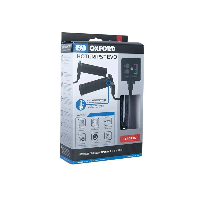 Puños calefactables Oxford EVO Sports con control temperatura EL422