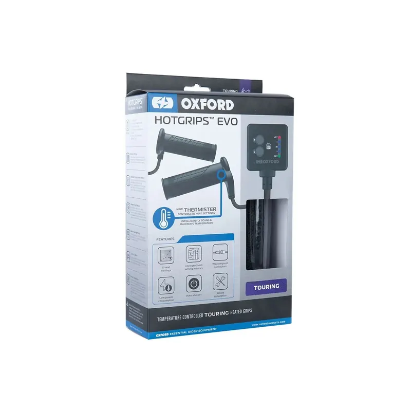 Puños calefactables Oxford EVO Touring con control temperatura EL421