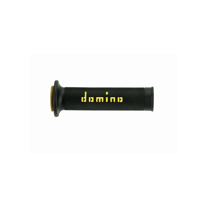 Puños de Domino A010 Racing negro-amarillo A01041C4740B7-0