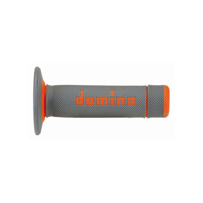 Puños de Domino A020 Off Road gris-naranja A02041C4552A7-1
