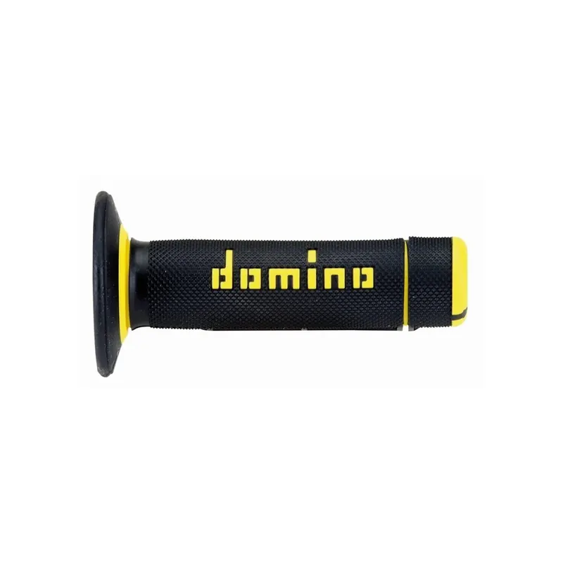 Puños de Domino A020 Off Road negro-amarillo A02041C4740A7-1