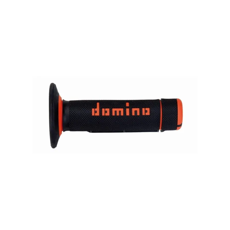 Puños de Domino A020 Off Road negro-naranja A02041C4540A7-1