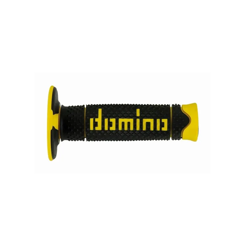 Puños de Domino A260 Off Road negro-amarillo A26041C4740A7-0