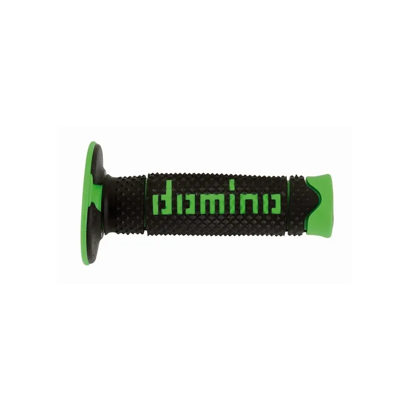 Puños de Domino A260 Off Road negro-verde A26041C4440A7-0