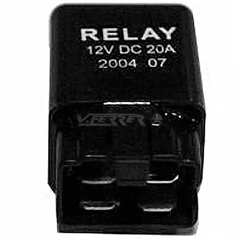 Relé de arranque 12V 20A - 4 fastons Malaguti / MBK 04178747