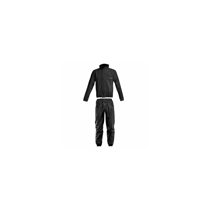 Traje de lluvia Acerbis negro