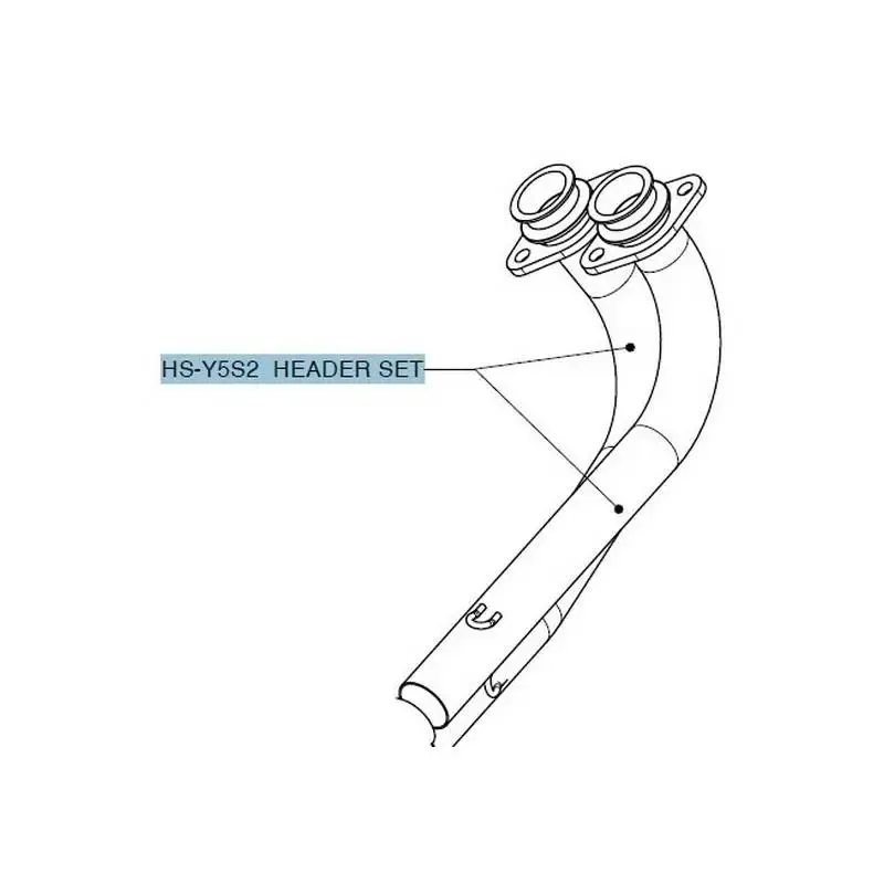 Tubo Union Akrapovic Yamaha HS-Y5S2