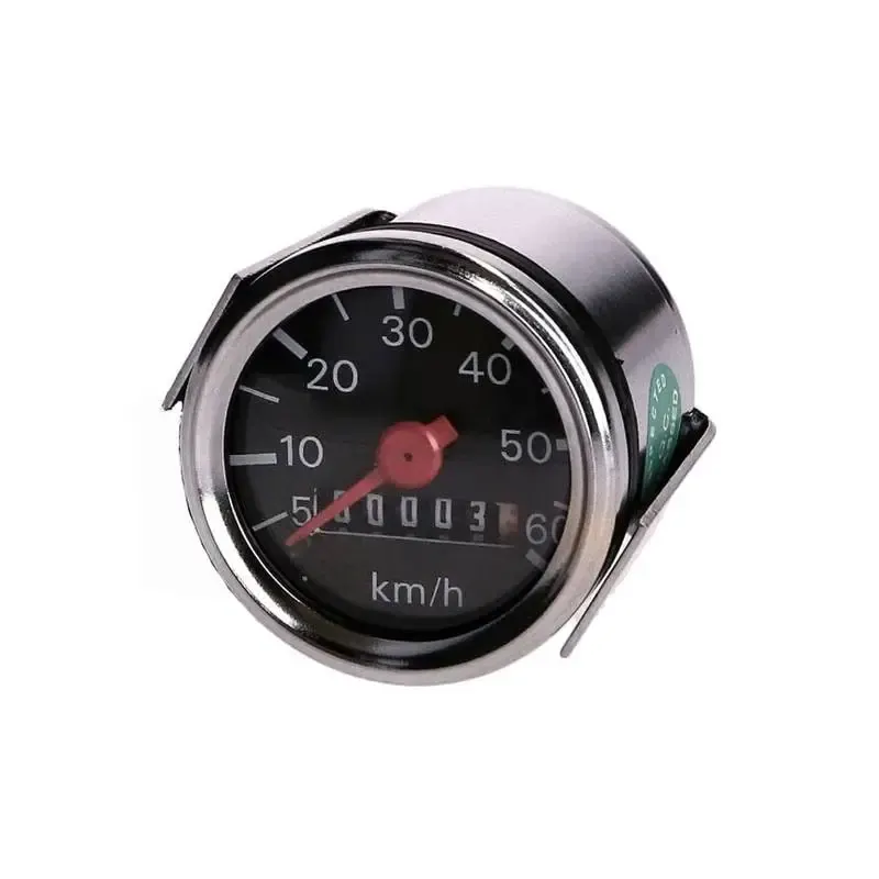 Velocímetro Universal 60KM/H Ø48 Negro