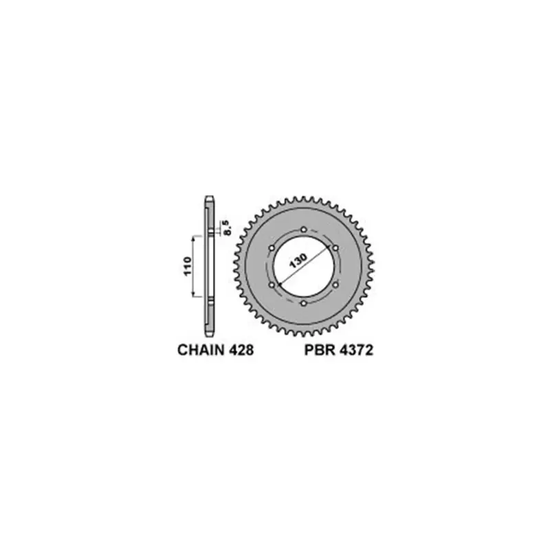Yamaha 250 Ybr (C 428) P4372.44