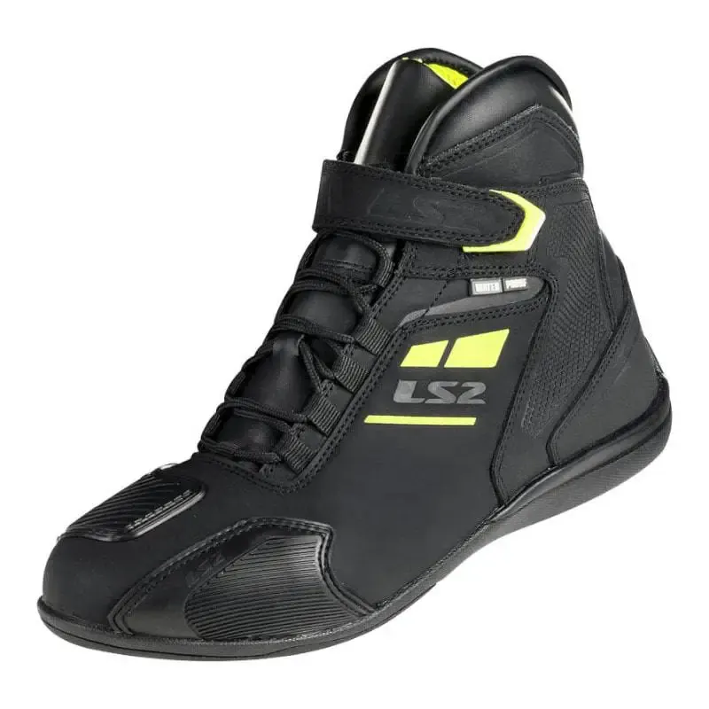 Zapatos LS2 Garra Lady WP Black H-V Yellow